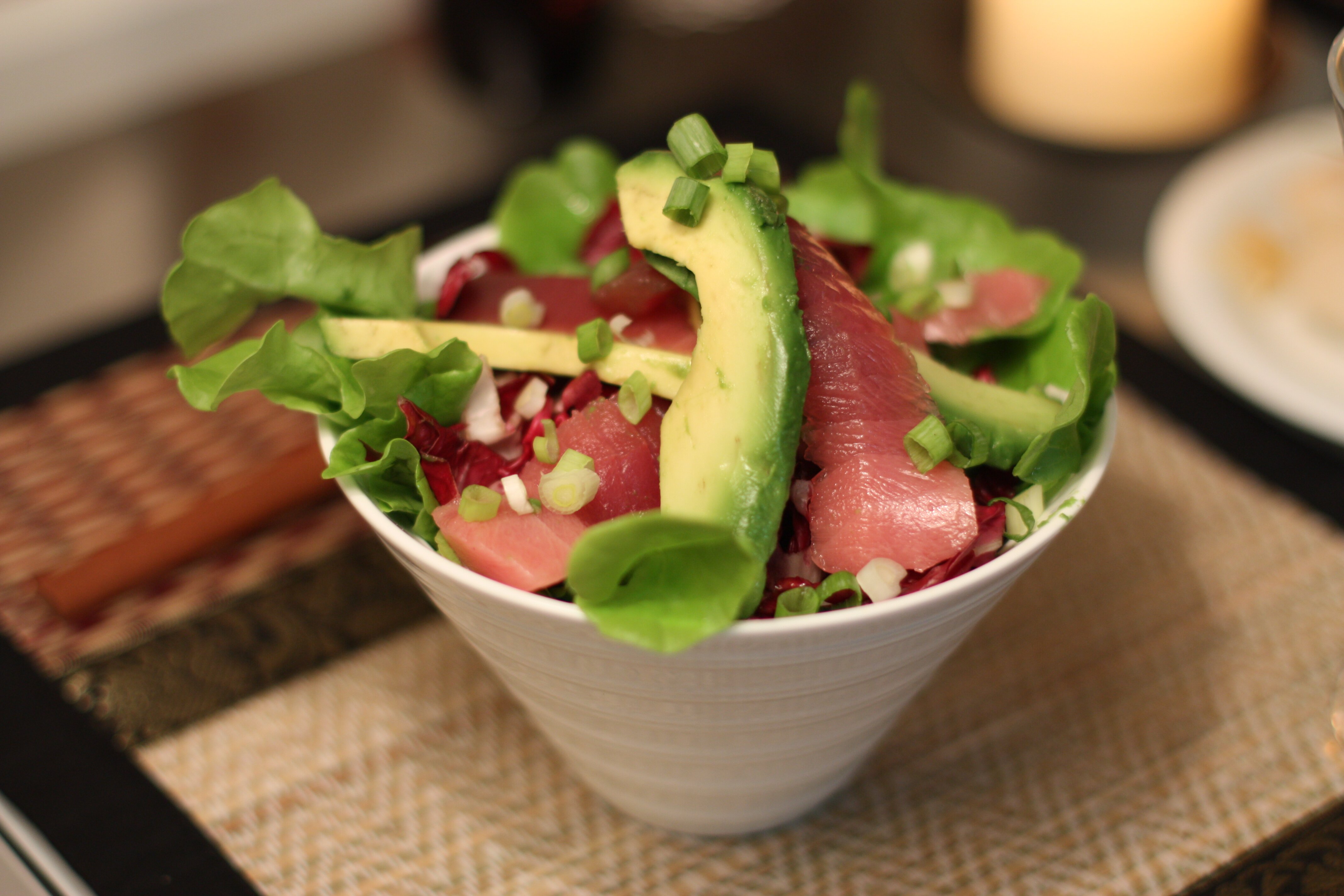 Bradley-san's Tuna Sashimi Salad Bradley-san's Tuna Sashimi Salad